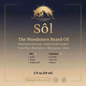 Sôl Woodsman Beard & Scalp Oil 2oz bottle – Wyoming forest scent beard oil with black spruce, cedarwood, frankincense and peptide growth formula by Sôl Vanguard Glow